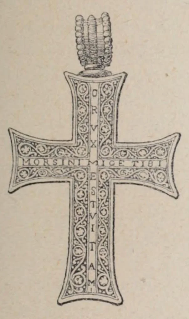 An illustration from Histoire de l'art chrétien aux dix premiers siècles, 1891, leaf 197