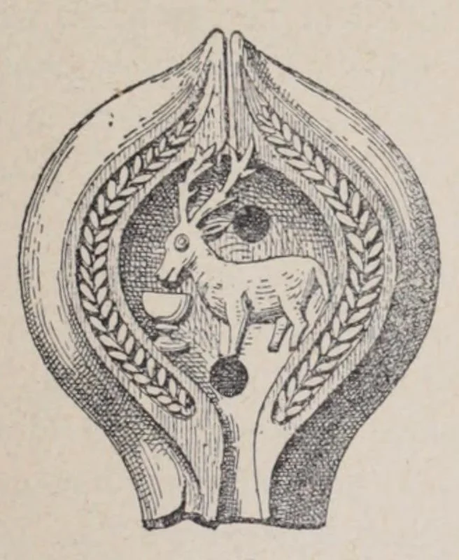 An illustration from Histoire de l'art chrétien aux dix premiers siècles, 1891, leaf 203