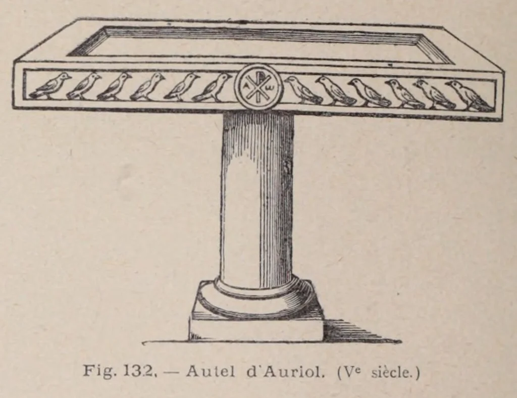 An illustration from Histoire de l'art chrétien aux dix premiers siècles, 1891, leaf 372