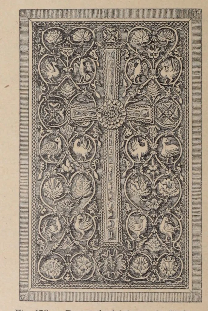 An illustration from Histoire de l'art chrétien aux dix premiers siècles, 1891, leaf 500