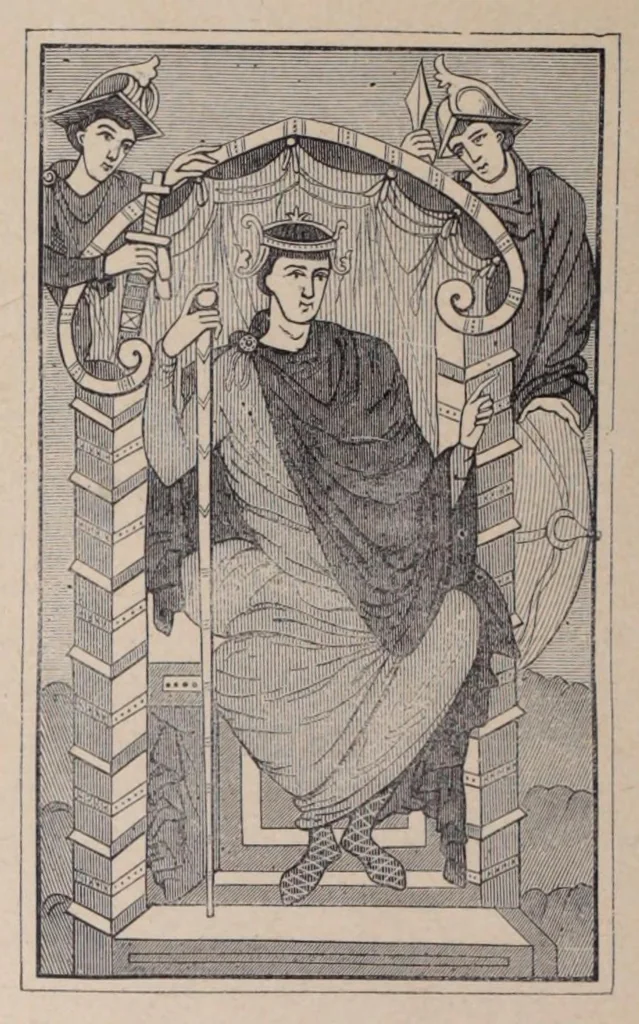An illustration from Histoire de l'art chrétien aux dix premiers siècles, 1891, leaf 546