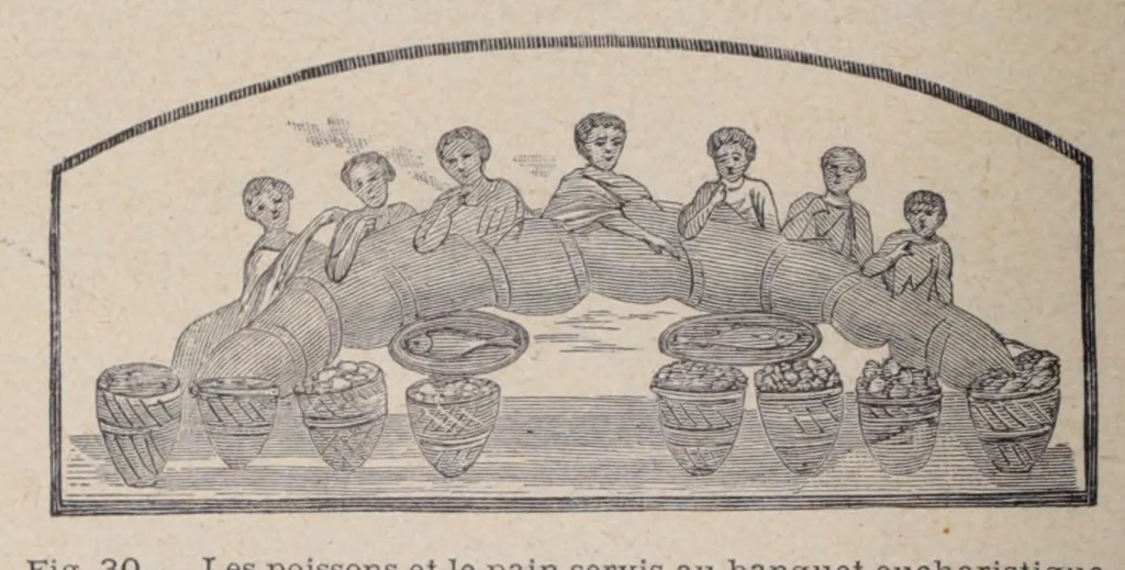 An illustration from Histoire de l'art chrétien aux dix premiers siècles, 1891, leaf 72