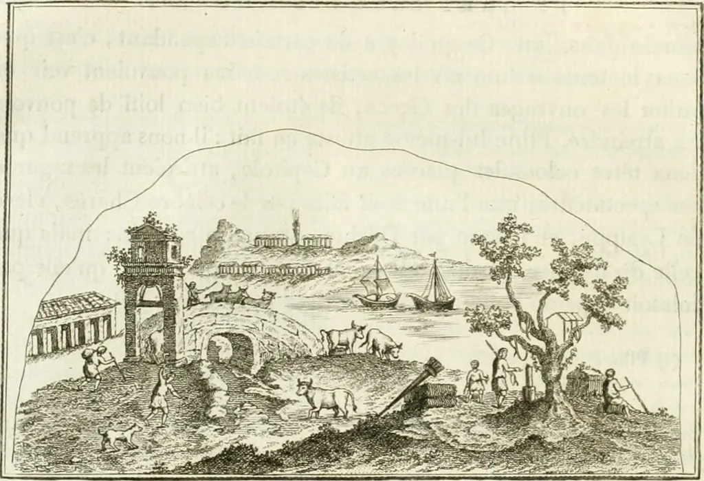 An illustration from Histoire de l'art chez les anciens, 1793, leaf 183