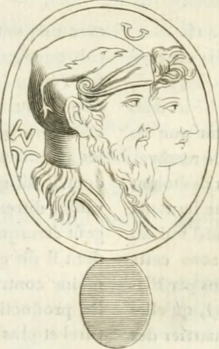 An illustration from Histoire de l'art chez les anciens, 1793, leaf 225