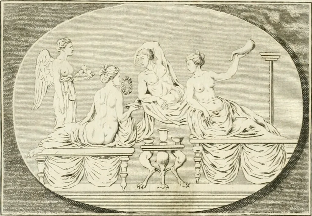 An illustration from Histoire de l'art chez les anciens, 1793, leaf 293