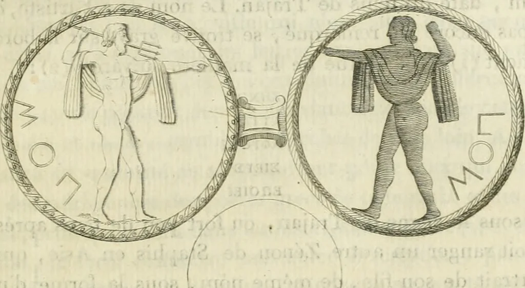 An illustration from Histoire de l'art chez les anciens, 1793, leaf 454