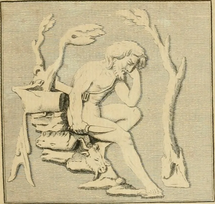 An illustration from Histoire de l'art chez les anciens, 1793, leaf 546