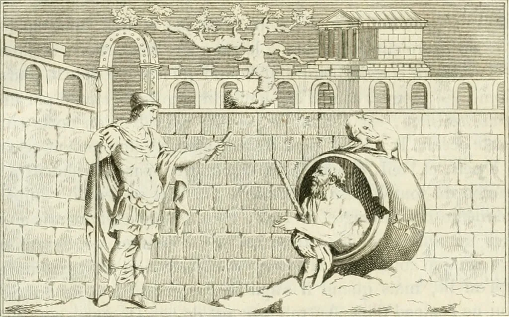 An illustration from Histoire de l'art chez les anciens, 1793, leaf 69
