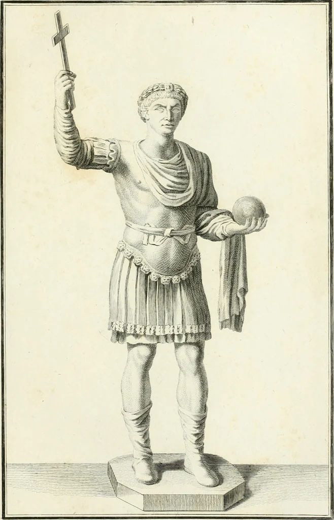 An illustration from Histoire de l'art chez les anciens, 1793, leaf 718