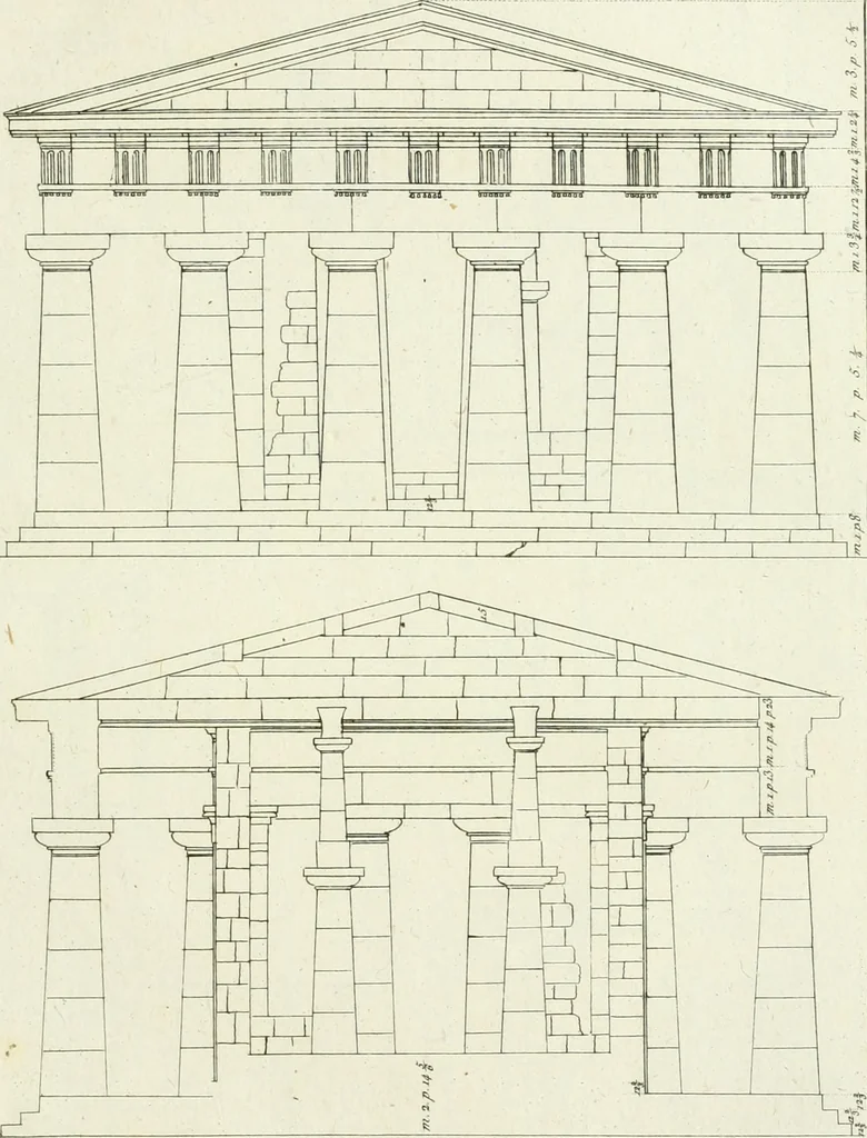 An illustration from Histoire de l'art chez les anciens, 1793, leaf 734