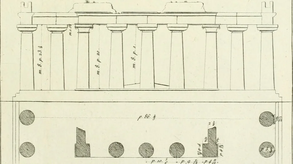 An illustration from Histoire de l'art chez les anciens, 1793, leaf 748