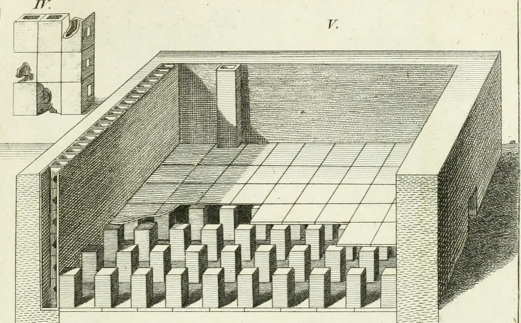 An illustration from Histoire de l'art chez les anciens, 1793, leaf 772