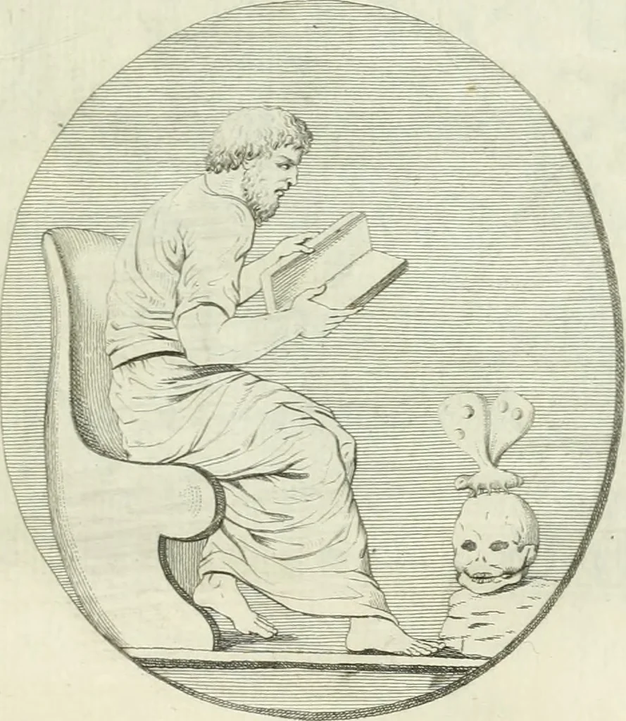 An illustration from Histoire de l'art chez les anciens, 1793, leaf 836