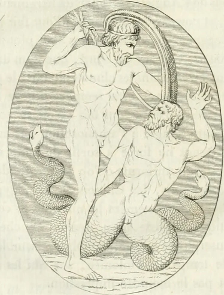 An illustration from Histoire de l'art chez les anciens, 1793, leaf 865