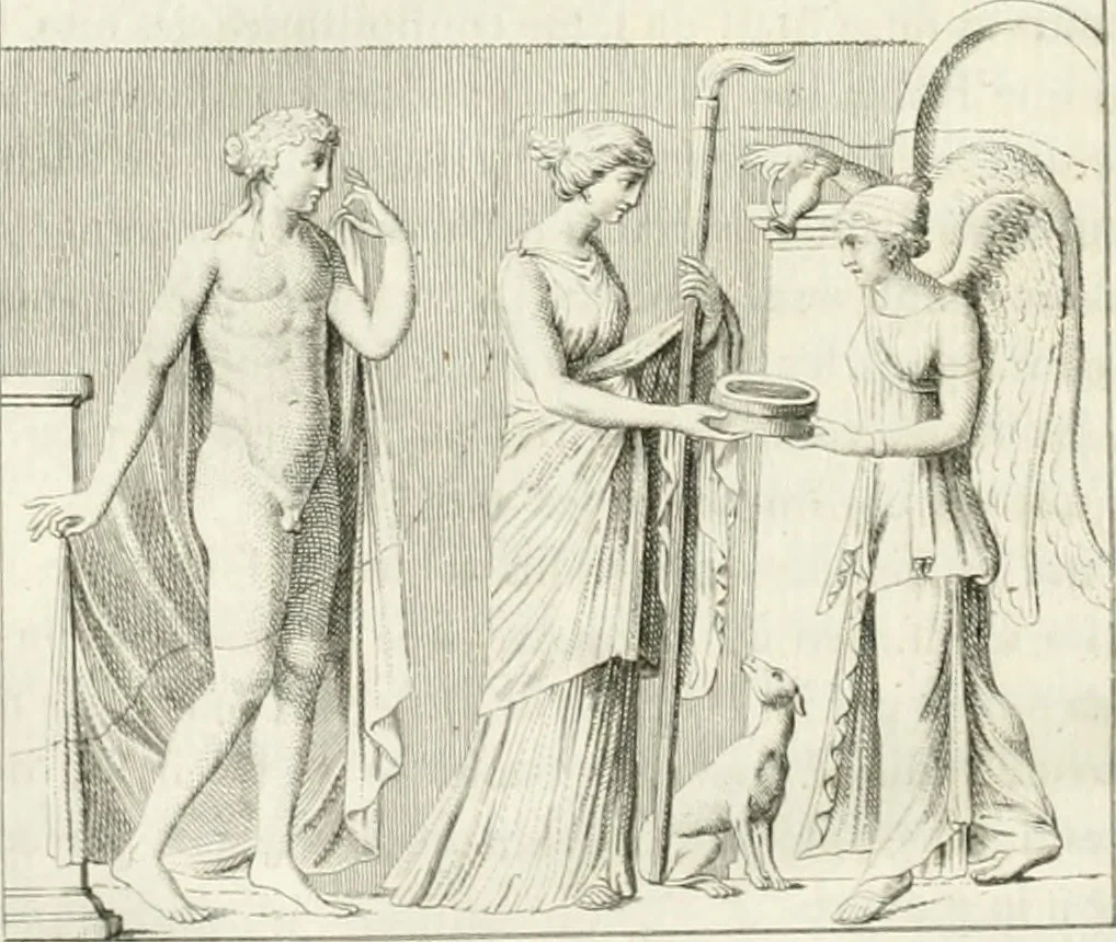 An illustration from Histoire de l'art chez les anciens, 1793, leaf 875