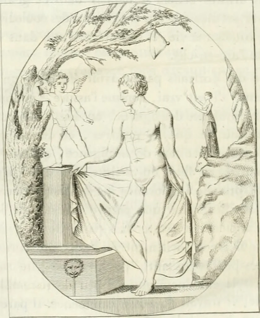 An illustration from Histoire de l'art chez les anciens, 1793, leaf 941