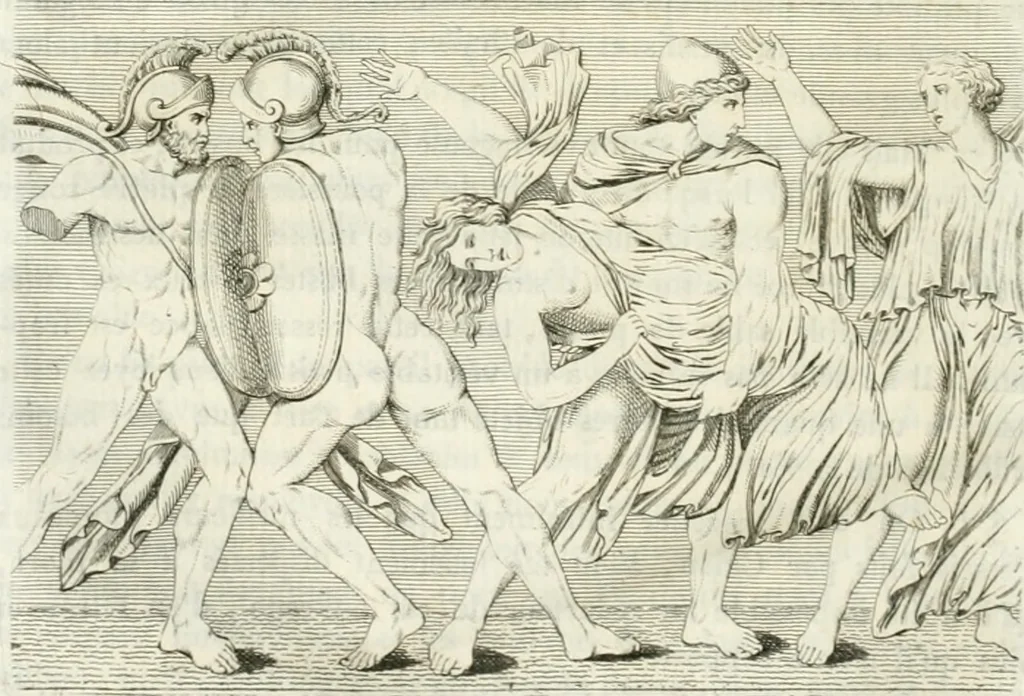 An illustration from Histoire de l'art chez les anciens, 1793, leaf 955