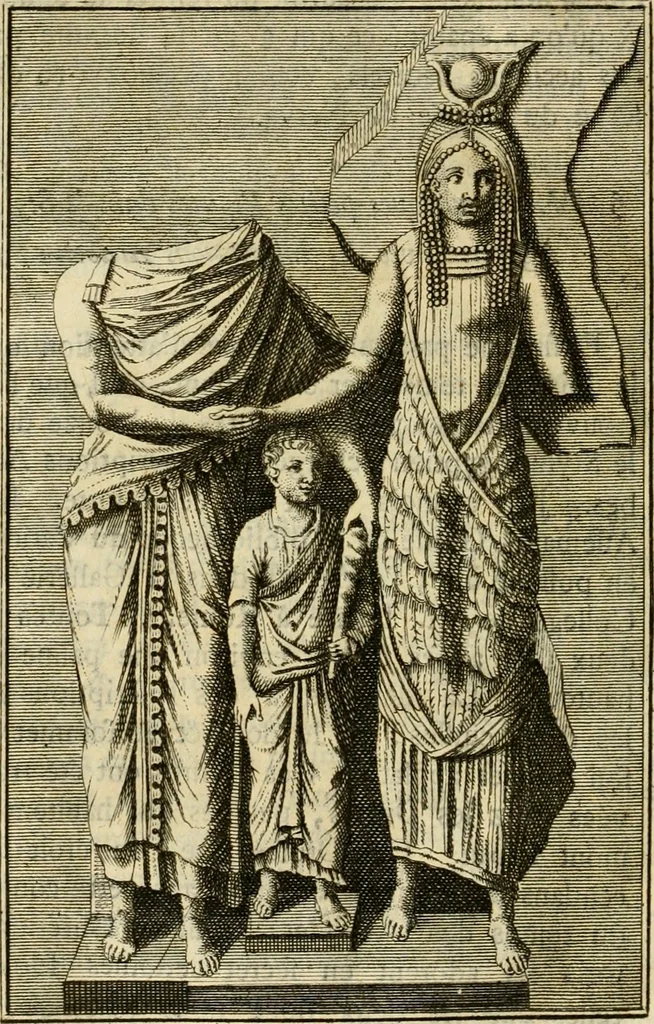 An illustration from Histoire de l'art chez les anciens, 1766, leaf 199