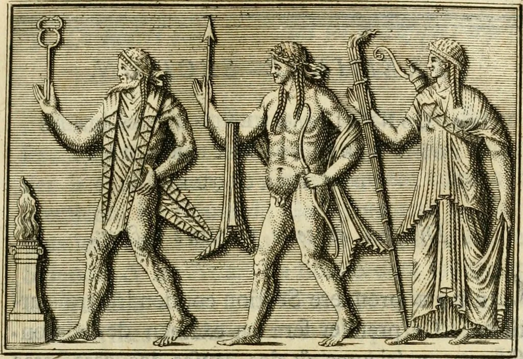 An illustration from Histoire de l'art chez les anciens, 1766, leaf 200