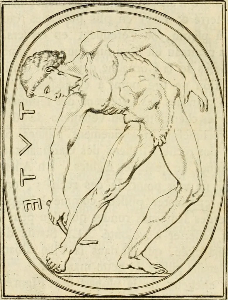 An illustration from Histoire de l'art chez les anciens, 1766, leaf 257