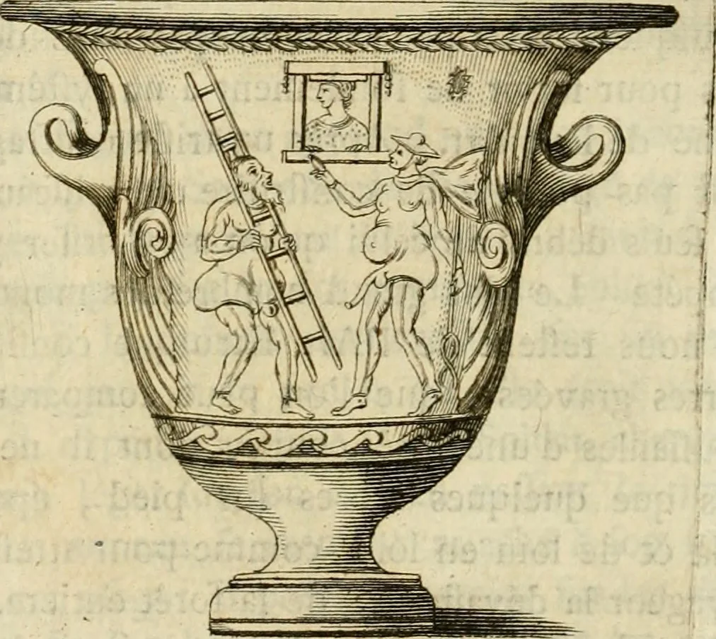 An illustration from Histoire de l'art chez les anciens, 1766, leaf 279