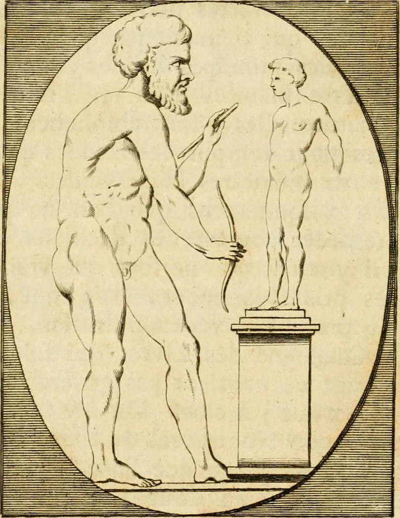 An illustration from Histoire de l'art chez les anciens, 1766, leaf 33