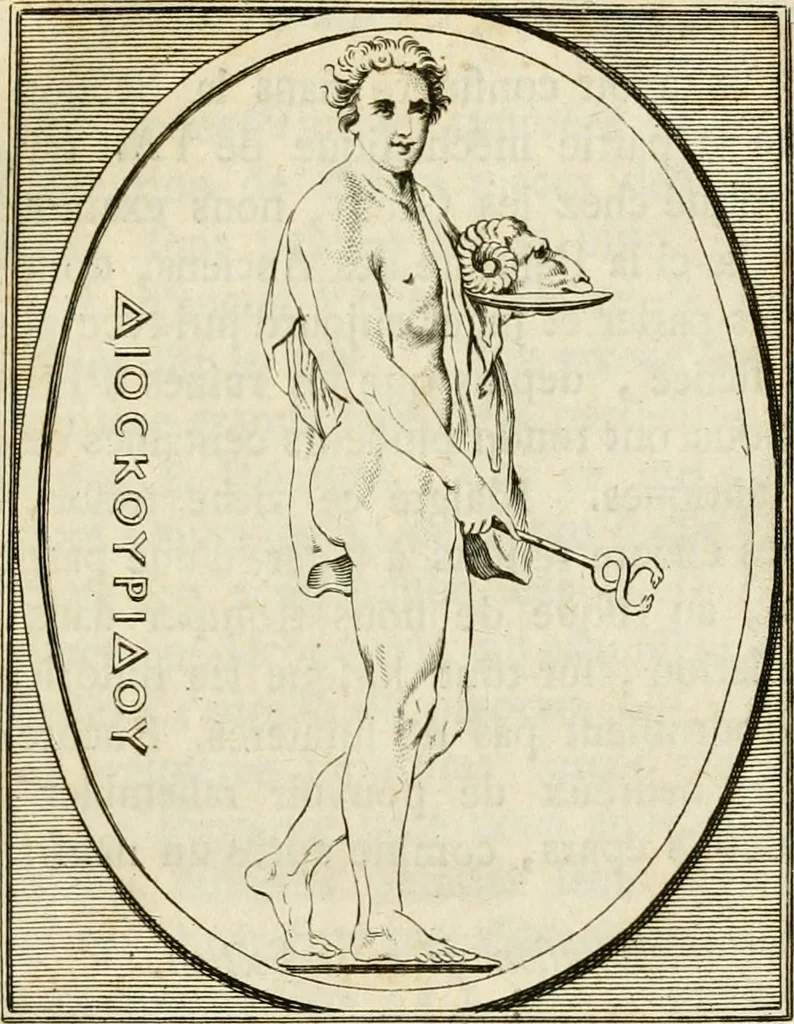 An illustration from Histoire de l'art chez les anciens, 1766, leaf 116
