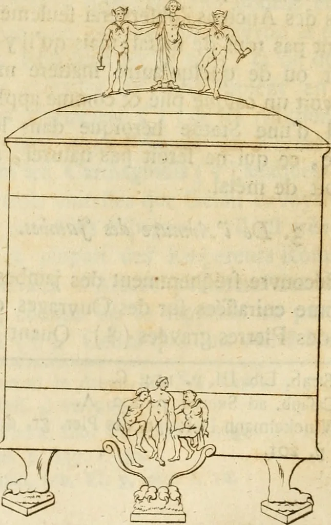 An illustration from Histoire de l'art chez les anciens, 1766, leaf 191