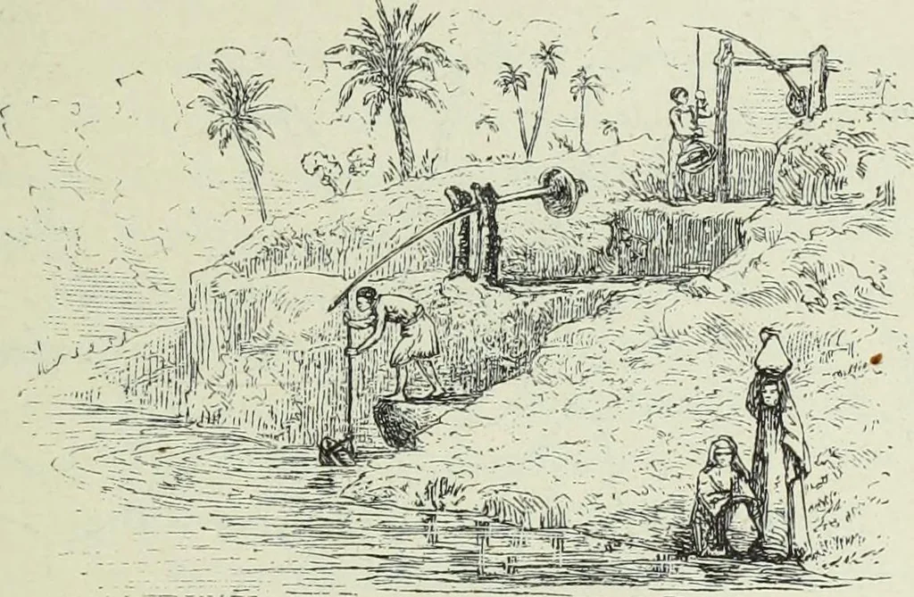 An illustration from Histoire de l'art dans l'antiquité: Égypte, Assyrie, Perse, Asie Mineure, Grece, Etrurie, Rome, 1882, leaf 104