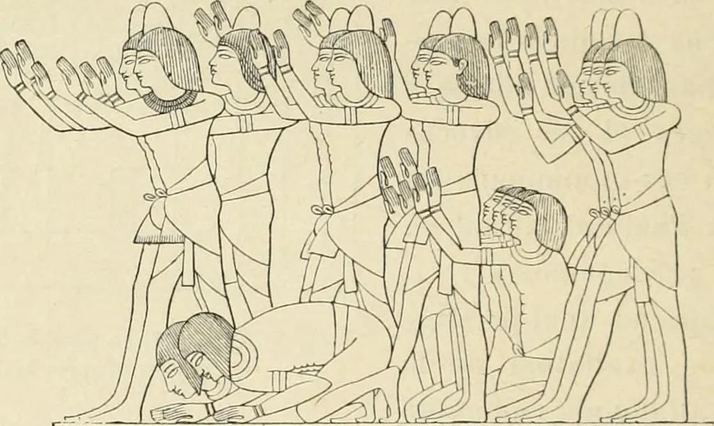 An illustration from Histoire de l'art dans l'antiquité: Égypte, Assyrie, Perse, Asie Mineure, Grece, Etrurie, Rome, 1882, leaf 115