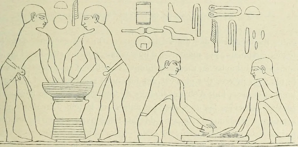 An illustration from Histoire de l'art dans l'antiquité: Égypte, Assyrie, Perse, Asie Mineure, Grece, Etrurie, Rome, 1882, leaf 122