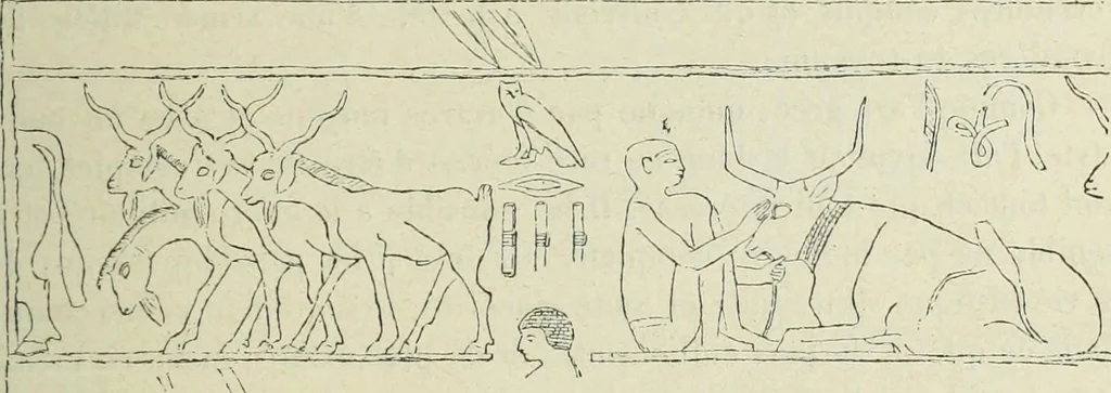 An illustration from Histoire de l'art dans l'antiquité: Égypte, Assyrie, Perse, Asie Mineure, Grece, Etrurie, Rome, 1882, leaf 126