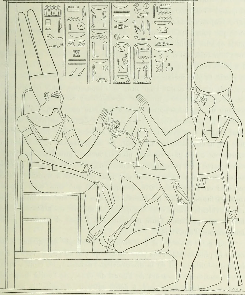 An illustration from Histoire de l'art dans l'antiquité: Égypte, Assyrie, Perse, Asie Mineure, Grece, Etrurie, Rome, 1882, leaf 134