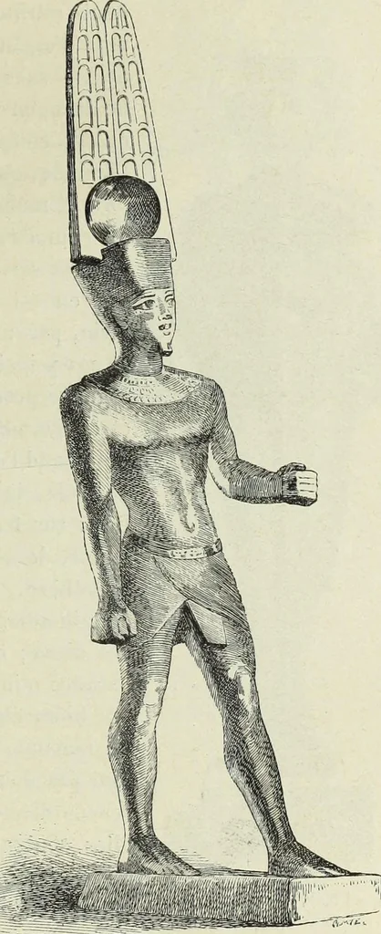An illustration from Histoire de l'art dans l'antiquité: Égypte, Assyrie, Perse, Asie Mineure, Grece, Etrurie, Rome, 1882, leaf 140