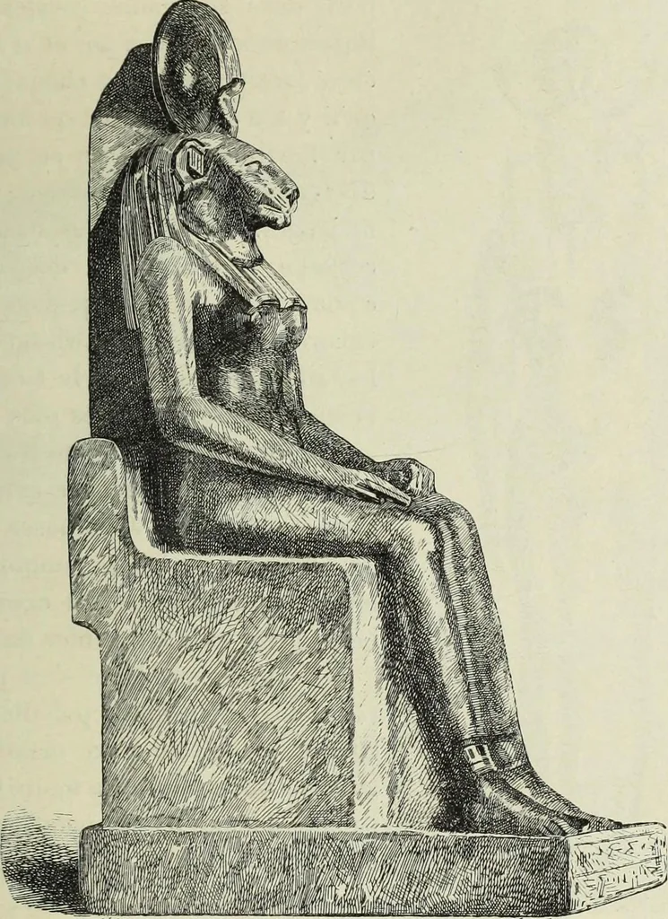 An illustration from Histoire de l'art dans l'antiquité: Égypte, Assyrie, Perse, Asie Mineure, Grece, Etrurie, Rome, 1882, leaf 148