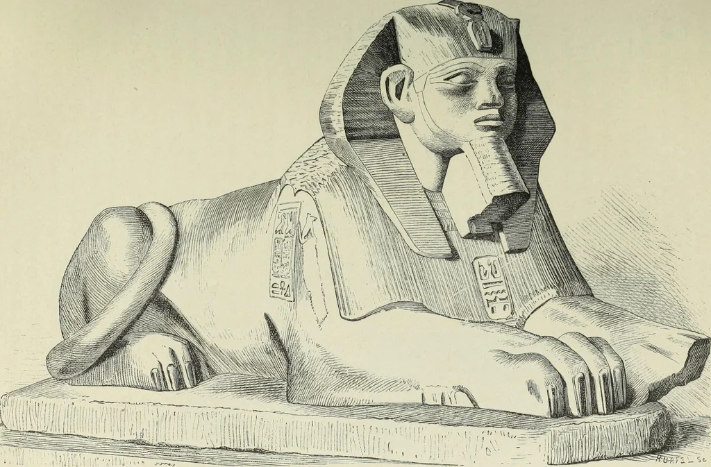 An illustration from Histoire de l'art dans l'antiquité: Égypte, Assyrie, Perse, Asie Mineure, Grece, Etrurie, Rome, 1882, leaf 150