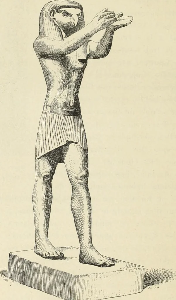 An illustration from Histoire de l'art dans l'antiquité: Égypte, Assyrie, Perse, Asie Mineure, Grece, Etrurie, Rome, 1882, leaf 153