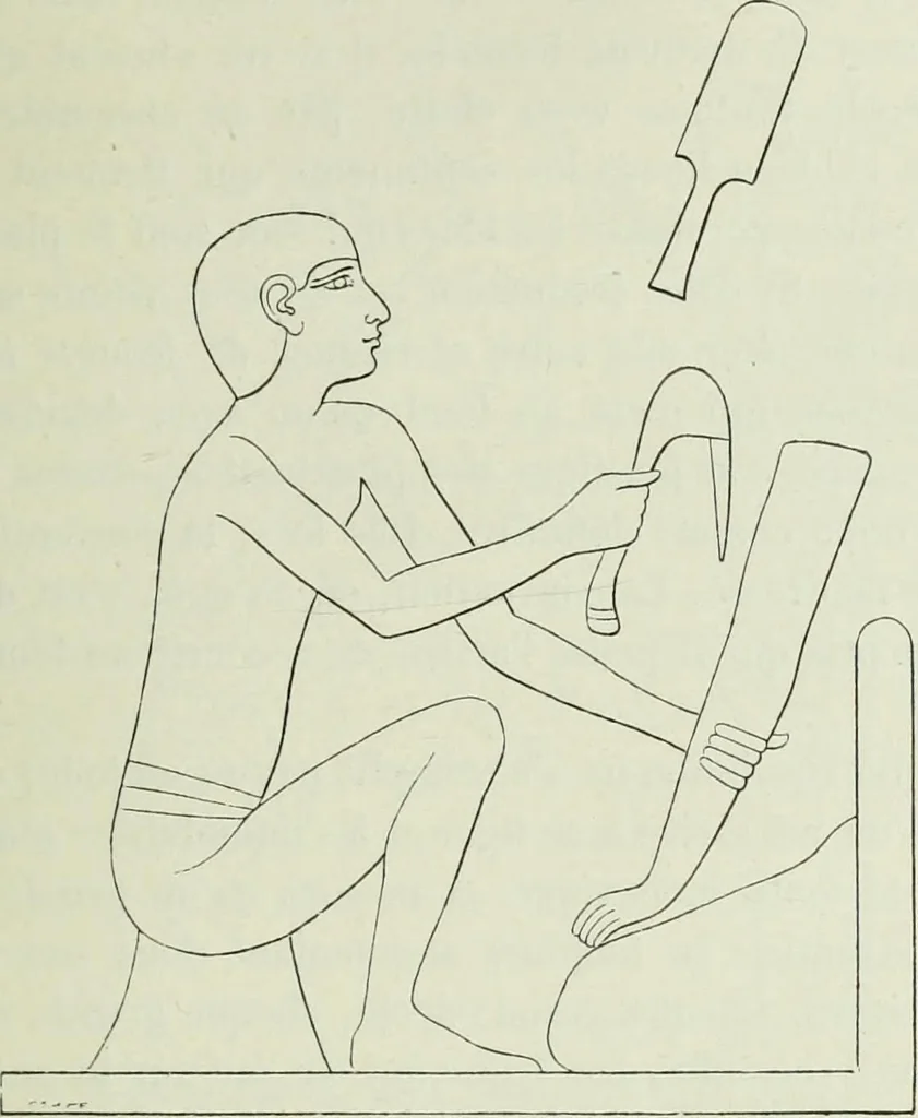 An illustration from Histoire de l'art dans l'antiquité: Égypte, Assyrie, Perse, Asie Mineure, Grece, Etrurie, Rome, 1882, leaf 170