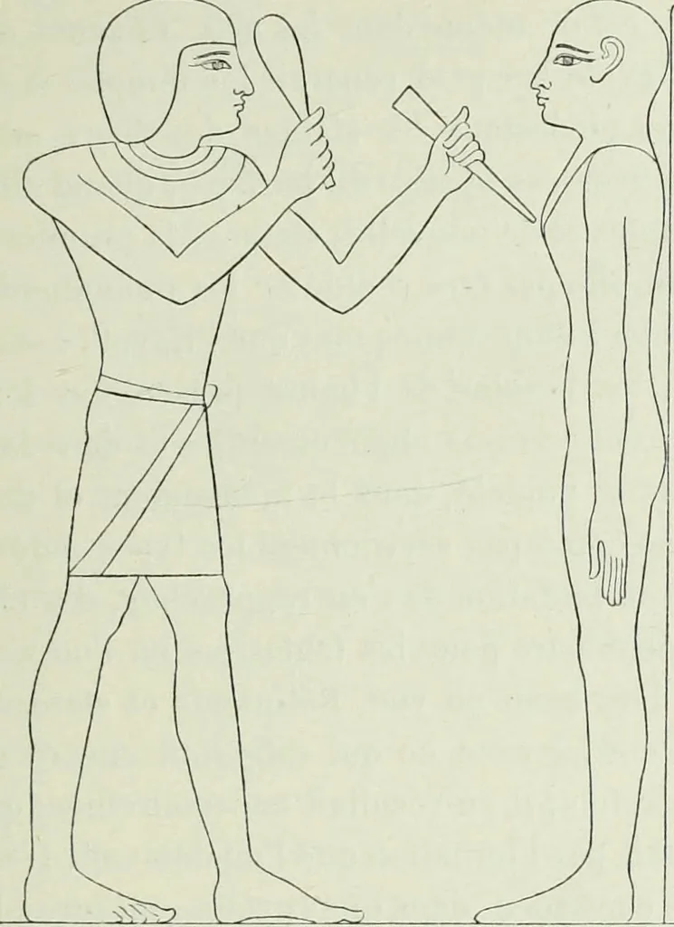 An illustration from Histoire de l'art dans l'antiquité: Égypte, Assyrie, Perse, Asie Mineure, Grece, Etrurie, Rome, 1882, leaf 172