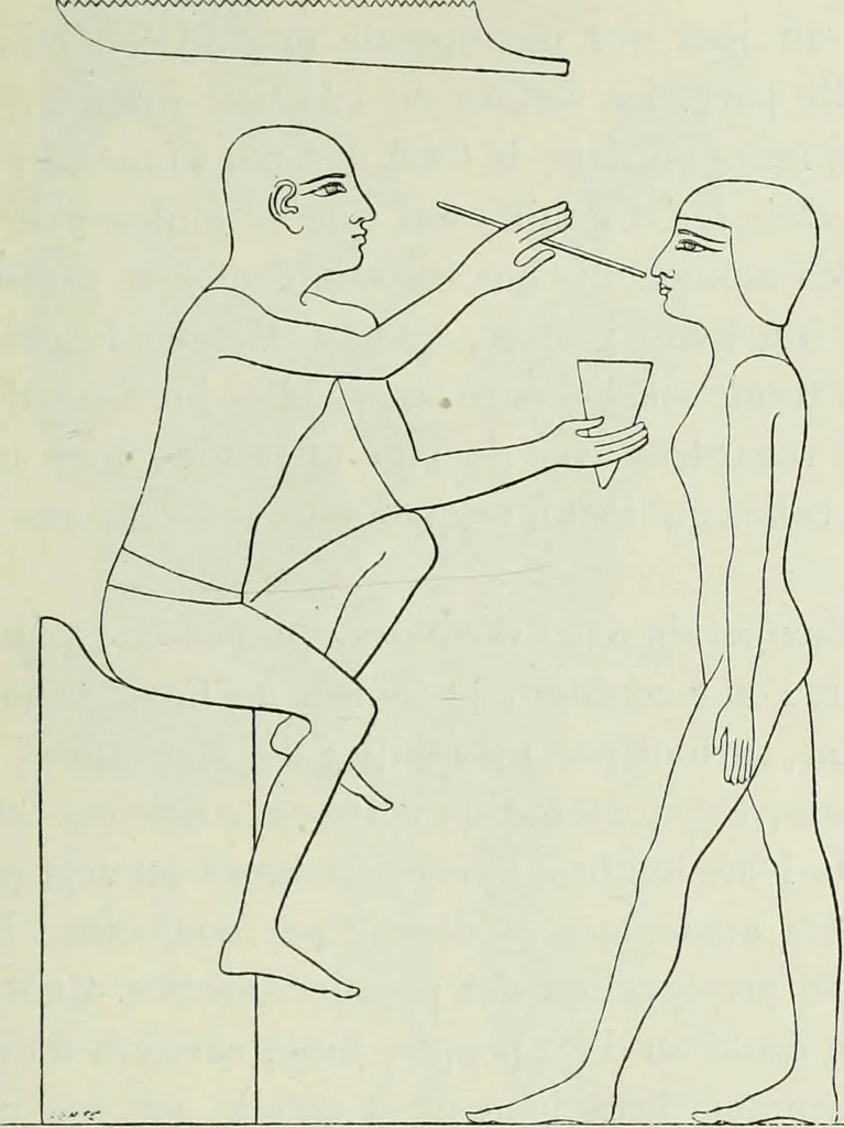 An illustration from Histoire de l'art dans l'antiquité: Égypte, Assyrie, Perse, Asie Mineure, Grece, Etrurie, Rome, 1882, leaf 174