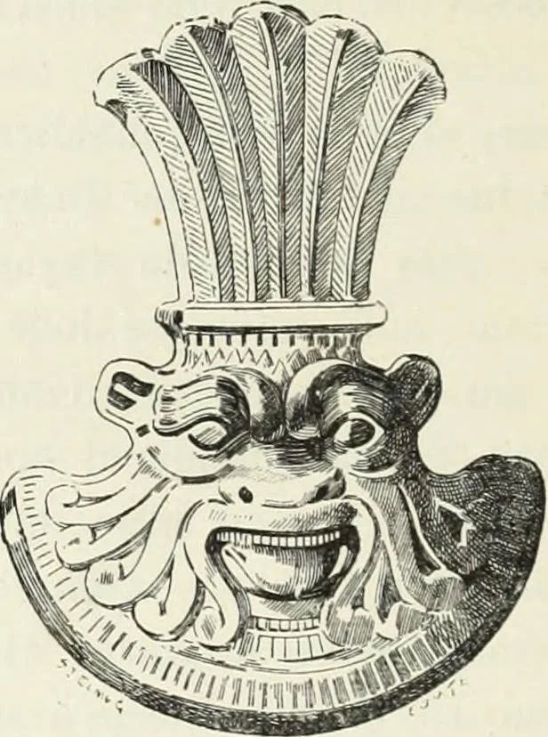 An illustration from Histoire de l'art dans l'antiquité: Égypte, Assyrie, Perse, Asie Mineure, Grece, Etrurie, Rome, 1882, leaf 183
