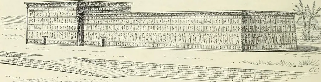 An illustration from Histoire de l'art dans l'antiquité: Égypte, Assyrie, Perse, Asie Mineure, Grece, Etrurie, Rome, 1882, leaf 189