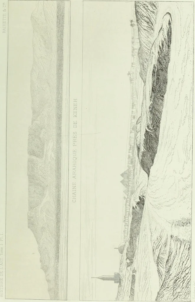 An illustration from Histoire de l'art dans l'antiquité: Égypte, Assyrie, Perse, Asie Mineure, Grece, Etrurie, Rome, 1882, leaf 190