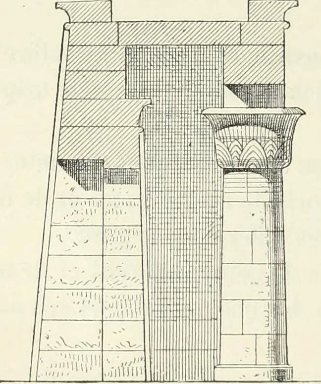 An illustration from Histoire de l'art dans l'antiquité: Égypte, Assyrie, Perse, Asie Mineure, Grece, Etrurie, Rome, 1882, leaf 193