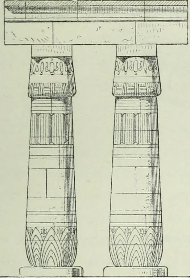 An illustration from Histoire de l'art dans l'antiquité: Égypte, Assyrie, Perse, Asie Mineure, Grece, Etrurie, Rome, 1882, leaf 194