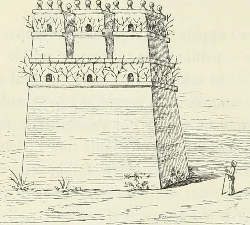 An illustration from Histoire de l'art dans l'antiquité: Égypte, Assyrie, Perse, Asie Mineure, Grece, Etrurie, Rome, 1882, leaf 207