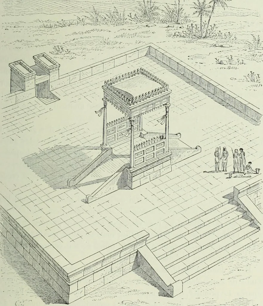 An illustration from Histoire de l'art dans l'antiquité: Égypte, Assyrie, Perse, Asie Mineure, Grece, Etrurie, Rome, 1882, leaf 212