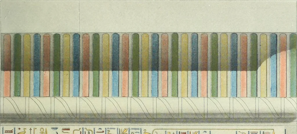 An illustration from Histoire de l'art dans l'antiquité: Égypte, Assyrie, Perse, Asie Mineure, Grece, Etrurie, Rome, 1882, leaf 214