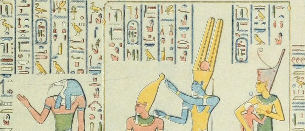 An illustration from Histoire de l'art dans l'antiquité: Égypte, Assyrie, Perse, Asie Mineure, Grece, Etrurie, Rome, 1882, leaf 214