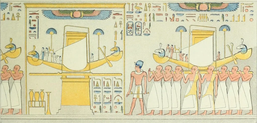 An illustration from Histoire de l'art dans l'antiquité: Égypte, Assyrie, Perse, Asie Mineure, Grece, Etrurie, Rome, 1882, leaf 214